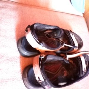 Ecco women's black all terrain sandals. Size 10